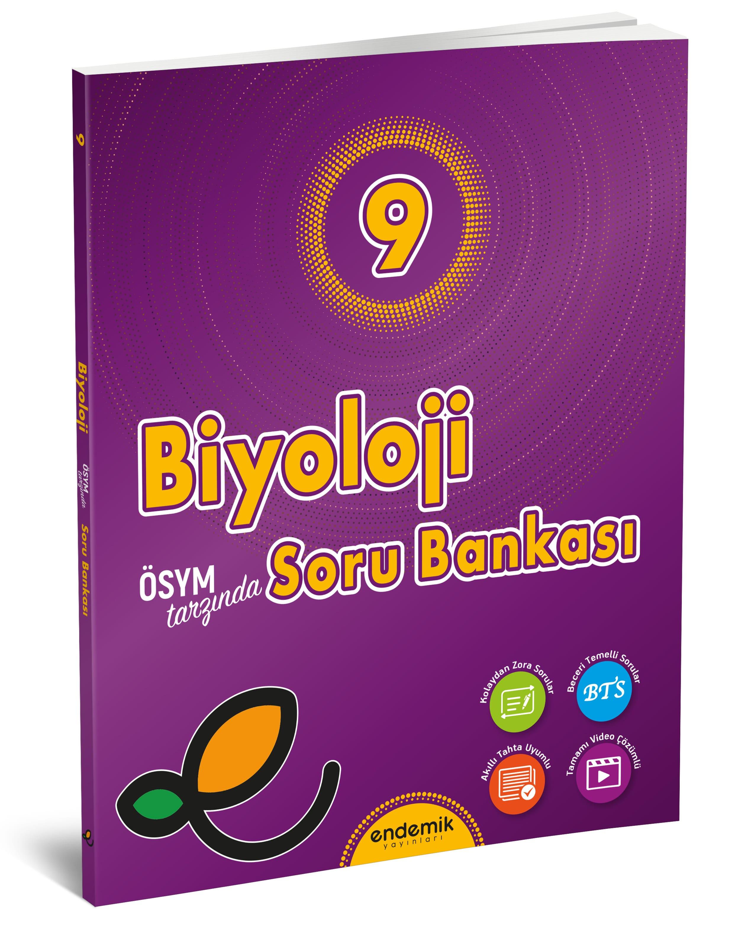 Endemik Yayınları 9.Sınıf Biyoloji Soru Bankası